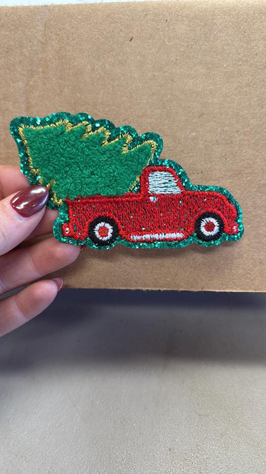 Christmas Hat Patches