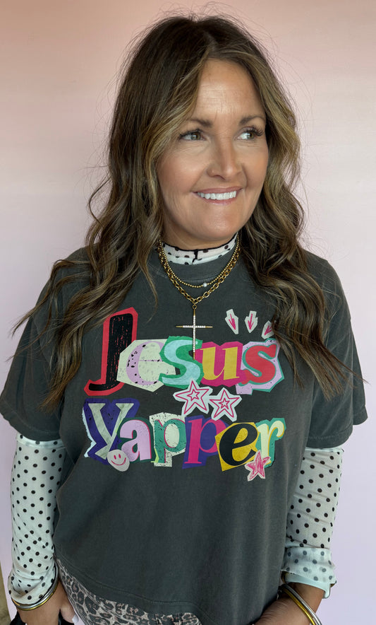 Jesus Yapper DTF Transfer