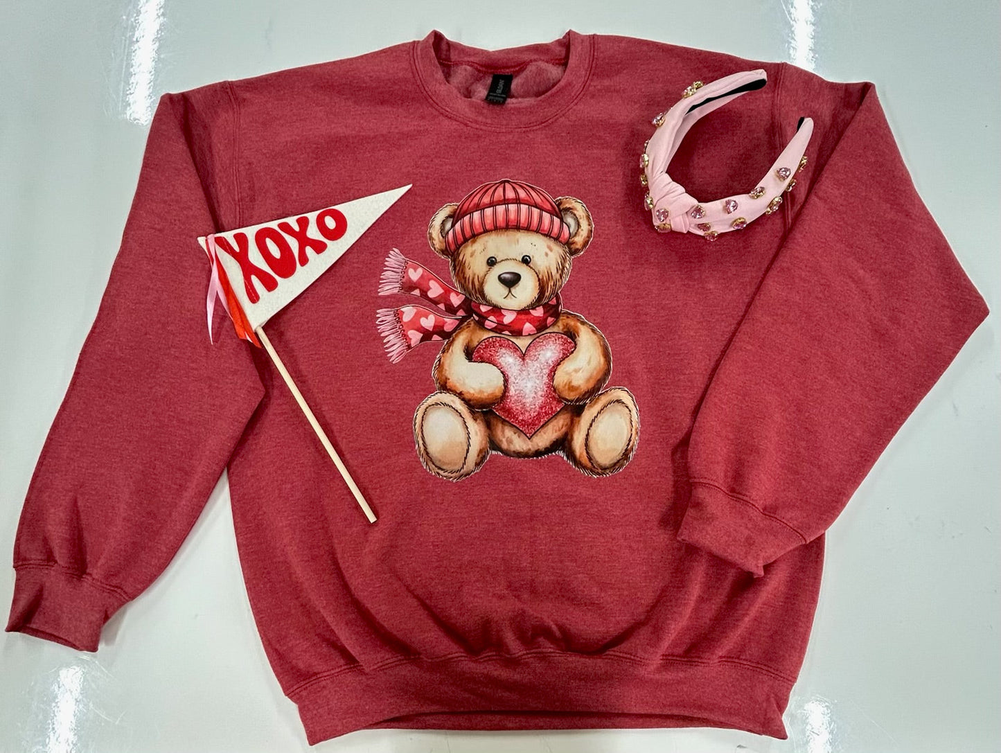 Valentine's Teddy DTF transfer