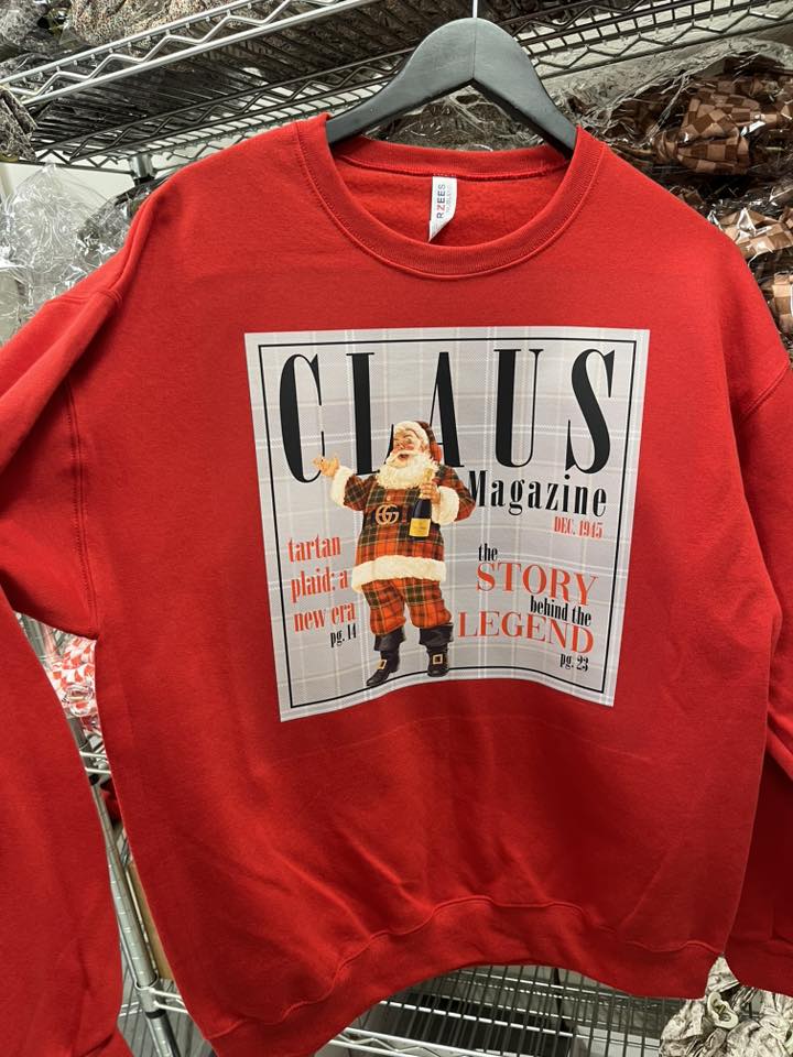 Claus Magazine DTF Transfer